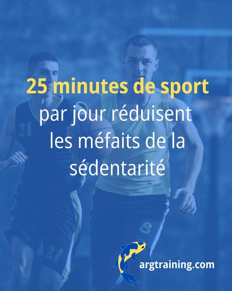 25 minutes de sport par jour