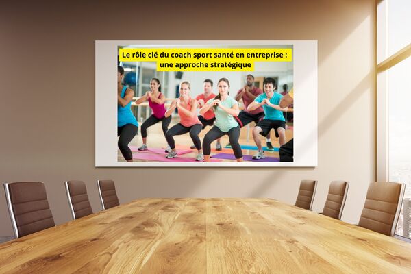 Le rôle clé du coach sport santé en entreprise